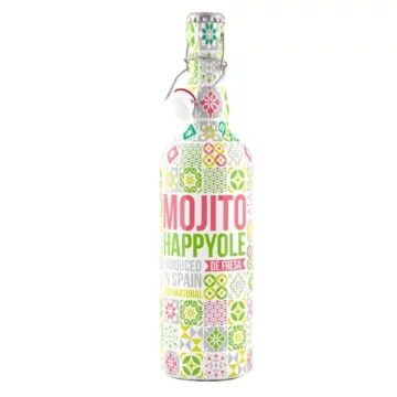 Happy Olé Strawberry Mojito Cocktail fles