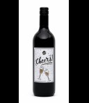 Wijn Rood met tekst: Cheers!