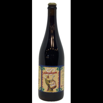Etiket: Abraham 50 dubbel (grote fles)