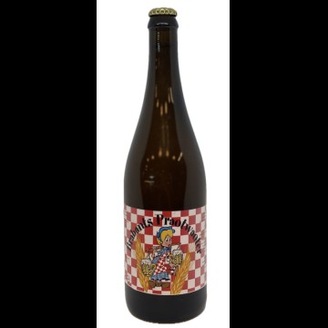 Etiket: Brabants Proatwater Dubbel (grote fles)